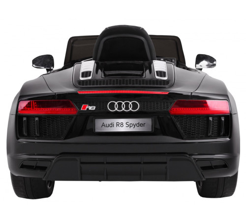 Дитяча акумуляторна машинка Audi R8 Spyder Чорна