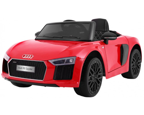 Audi R8 на акумуляторі Spyder Red Paint + Пульт дистанційного керування + EVA + Free Start + MP3 Radio + LED