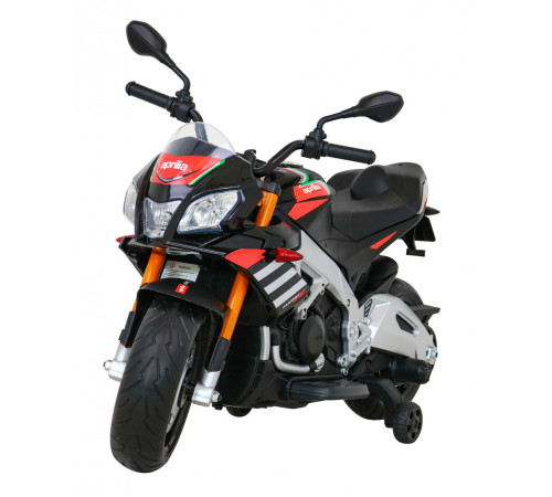 Дитячий акумуляторний мотоцикл Aprilia Tuono V4 Black