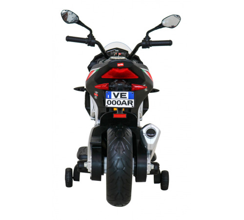 Дитячий акумуляторний мотоцикл Aprilia Tuono V4 Black