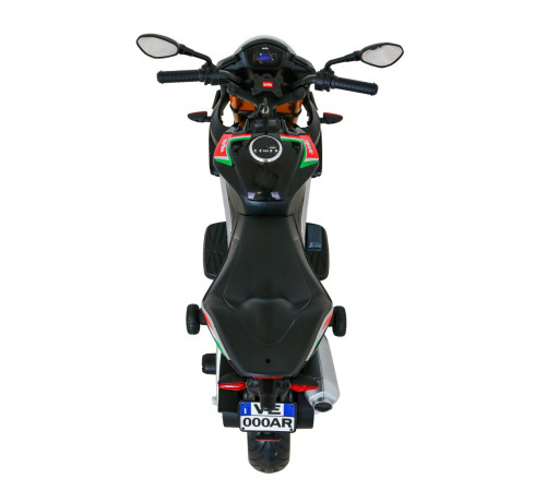 Дитячий акумуляторний мотоцикл Aprilia Tuono V4 Black