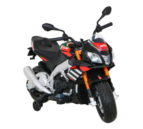 Дитячий акумуляторний мотоцикл Aprilia Tuono V4 Black