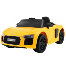 Дитяча акумуляторна машинка Audi R8 Spyder Жовта