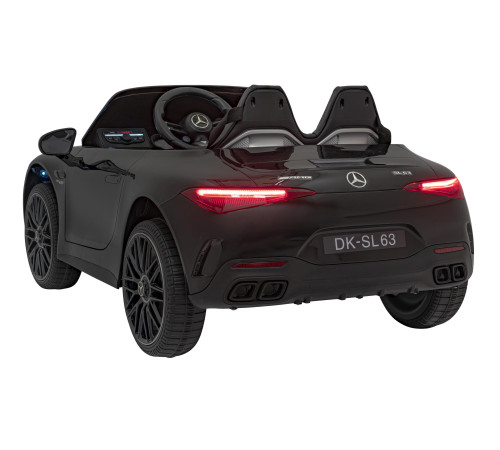 Дитяча акумуляторна машинка Mercedes Benz AMG SL63 Чорна Дитяча акумуляторна машинка Mercedes Benz AMG SL63 Чорна