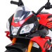 Aprilia Tuono V4 Акумуляторний мотоцикл для дітей Red + MP3 Панель + Опорні колеса + Free Start