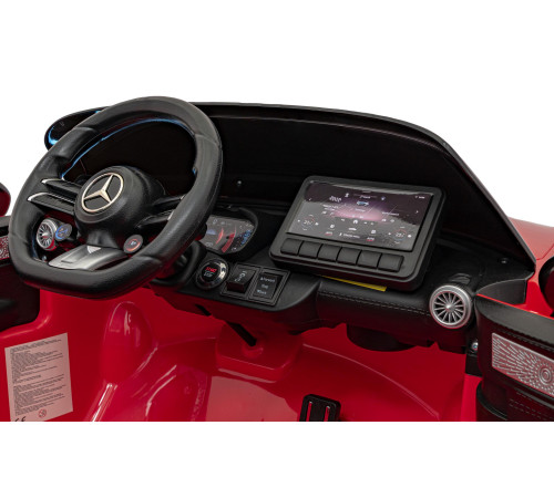 Дитяча акумуляторна машинка Mercedes Benz AMG SL63 Червона Дитяча акумуляторна машинка Mercedes Benz AMG SL63 Червона