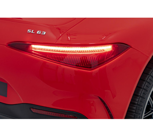 Дитяча акумуляторна машинка Mercedes Benz AMG SL63 Червона Дитяча акумуляторна машинка Mercedes Benz AMG SL63 Червона