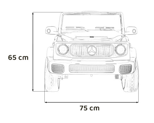 Автомобіль Mercedes Benz EQG White