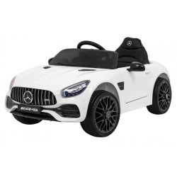 Дитяча акумуляторна машинка Mercedes Benz GT Біла