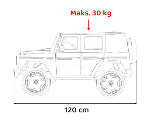 Автомобіль Mercedes Benz EQG Gray