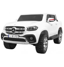 Дитяча акумуляторна машинка Mercedes Benz X-Class Біла