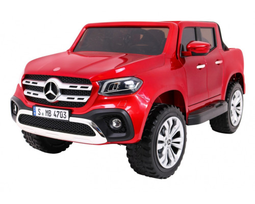 Mercedes Benz X-Class для дітей Червона фарба + Пульт + Привід 4x4 + MP4 + Багажник + EVA