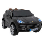 Porsche Cayenne S на акумуляторі для дітей Чорна фарба + Пульт + Free Start + EVA + Audio LED