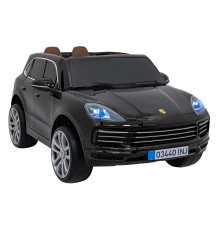 Дитяча акумуляторна машинка Porsche Cayenne S Чорна