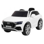  Audi Q8 на акумуляторі  Білий + Пульт + EVA + Free Start + MP3 USB + LED