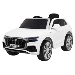  Дитяча акумуляторна машинка Audi Q8 Біла