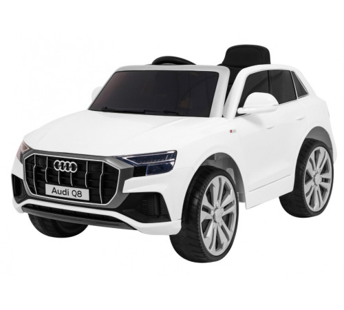Дитяча акумуляторна машинка Audi Q8 Біла Дитяча акумуляторна машинка Audi Q8 Біла