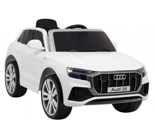 Дитяча акумуляторна машинка Audi Q8 Біла Дитяча акумуляторна машинка Audi Q8 Біла