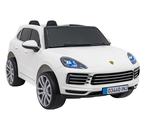 Дитяча акумуляторна машинка Porsche Cayenne S Біла