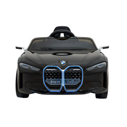 Дитяча акумуляторна машинка  BMW i4 Чорна