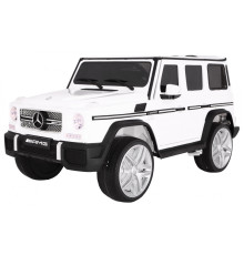 Дитяча акумуляторна машинка Mercedes AMG G65 Біла