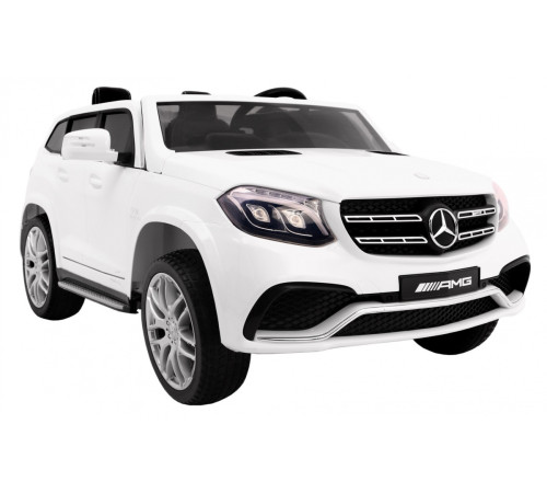 Дитяча акумуляторна машинка Mercedes AMG GLS63 Біла Дитяча акумуляторна машинка Mercedes AMG GLS63 Біла