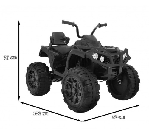 Дитячий акумуляторний квадроцикл Чорний