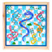 Дерев'яний дитячий настільний набір 6в1 Trylma Snakes and Ladders Chess Chinese GO