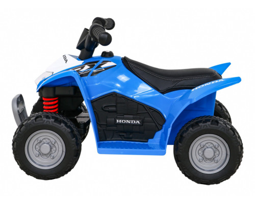 Квадроцикл Honda 250X TRX на акумуляторі Синій + Звуковий сигнал + LED + Екошкіра