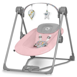 Крісло-гойдалка Lionelo OTTO PINK BABY