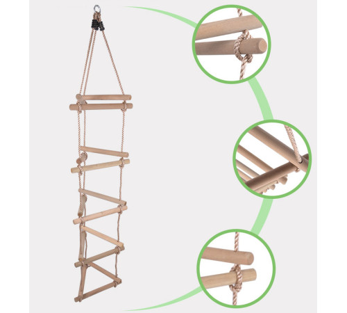 Підвісна драбинка WCG трикутна для дитячого майданчика