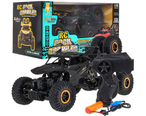 Crawler Rock dla dzieci 6+ Zdalnie sterowany model 1:10 Napęd 6x6 + Zapasowe koła