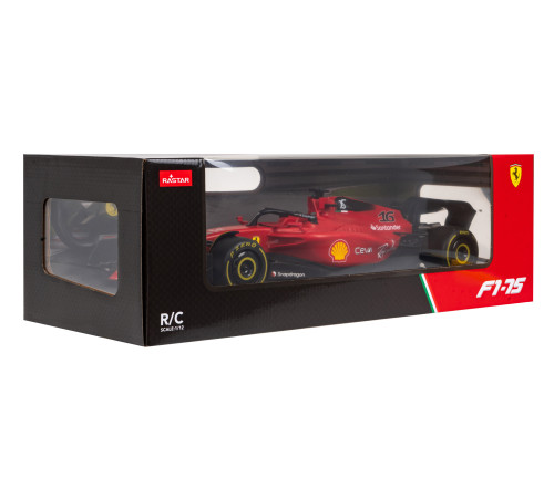 Ferrari F1 75 червоний RASTAR модель 1:12 Гоночний автомобіль на дистанційному керуванні + пульт 2,4 ГГц + наклейки