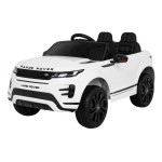 Дитячий Range Rover Evoque на акумуляторі, білий + пульт дистанційного керування + Free Start+ MP3 LED