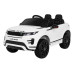 Дитячий Range Rover Evoque на акумуляторі, білий + пульт дистанційного керування + Free Start+ MP3 LED