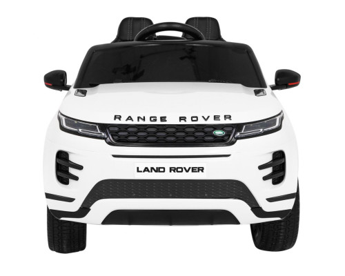 Дитячий Range Rover Evoque на акумуляторі, білий + пульт дистанційного керування + Free Start+ MP3 LED