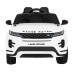 Дитячий Range Rover Evoque на акумуляторі, білий + пульт дистанційного керування + Free Start+ MP3 LED