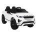 Дитячий Range Rover Evoque на акумуляторі, білий + пульт дистанційного керування + Free Start+ MP3 LED