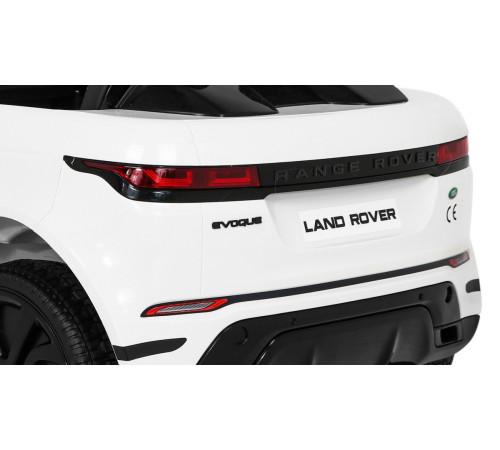 Дитяча акумуляторна машинка Range Rover Evoque Біла
