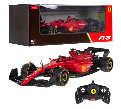 Ferrari F1 75 RASTAR модель 1:18 Гоночний автомобіль на дистанційному керуванні + пульт дистанційного керування 2,4 ГГц + наклейки Ferrari F1 75 RASTAR модель 1:18 Гоночний автомобіль на дистанційному керуванні + пульт дистанційного керування 2,4 ГГц + наклейки