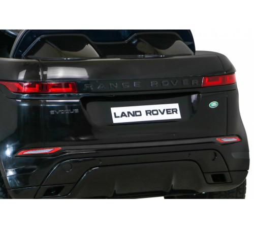 Дитяча акумуляторна машинка Range Rover Evoque Чорна