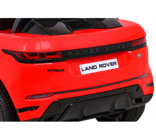 Дитяча акумуляторна машинка Range Rover Evoque Червона