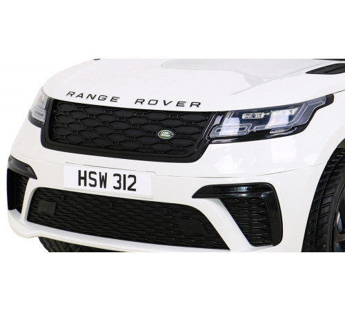 Дитяча акумуляторна машинка Range Rover Velar Біла Дитяча акумуляторна машинка Range Rover Velar Біла