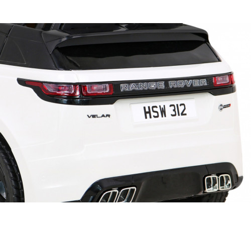 Дитяча акумуляторна машинка Range Rover Velar Біла Дитяча акумуляторна машинка Range Rover Velar Біла