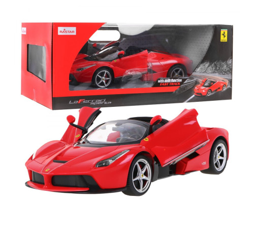 Ferrari LaFerrari Aperta red RASTAR модель 1:14 Авто на дистанційному керуванні + пульт 2,4 ГГц Ferrari LaFerrari Aperta red RASTAR модель 1:14 Авто на дистанційному керуванні + пульт 2,4 ГГц
