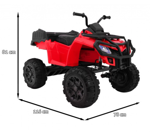 Дитячий акумуляторний квадроцикл Quad XL ATV 2.4GHz Червоний