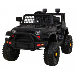 Дитяча акумуляторна машина Jeep Dark Night Black + Slow Start + EVA + Audio LED