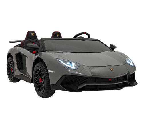 Дитяча акумуляторна машинка Lamborghini Aventador SV Сіра