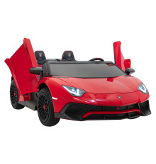 Дитяча акумуляторна машинка Lamborghini Aventador SV Червона