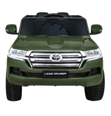 Дитяча акумуляторна машинка Toyota Land Cruiser Зелена